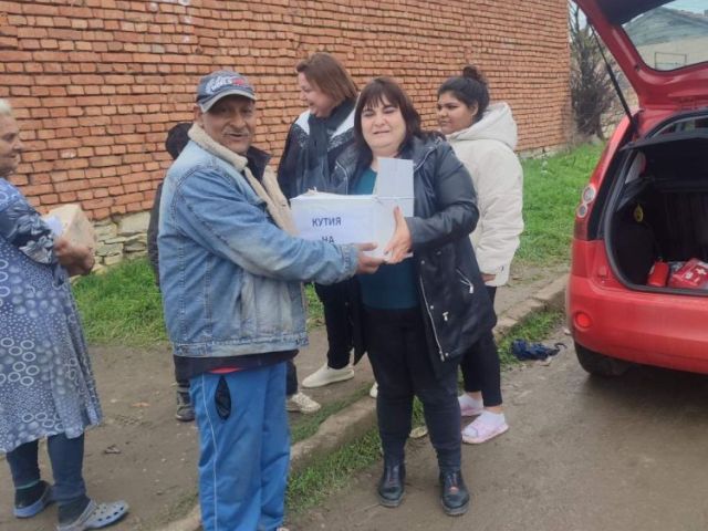 Благотворителната инициатива на учениците от Училищния ученически съвет