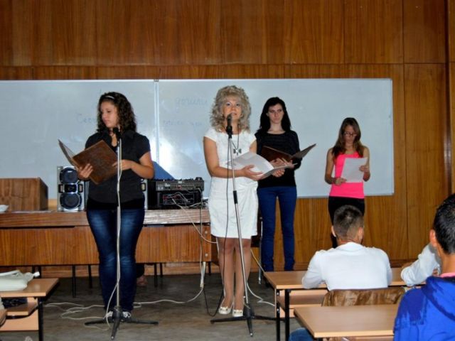 Откриване на учебната 2012/2013 година в ПГТО "Добри Желязков" - гр. Сливен